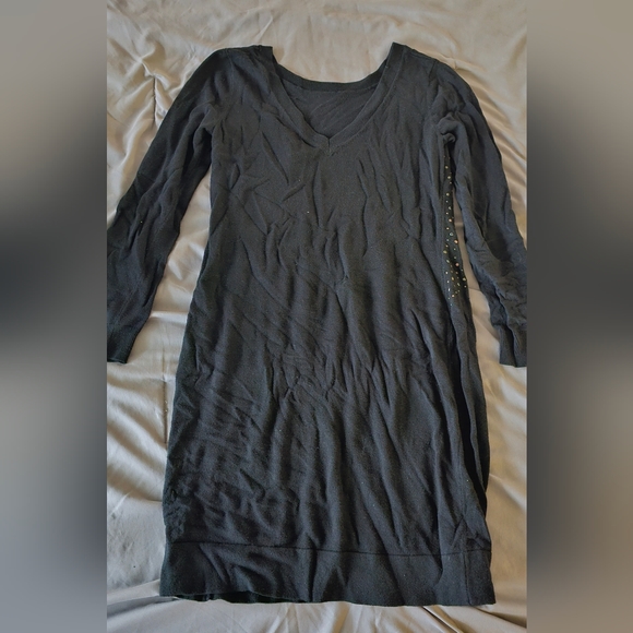 Black sweater dress - Picture 2 of 2